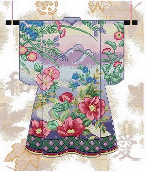 Rose Ribbons Kimono