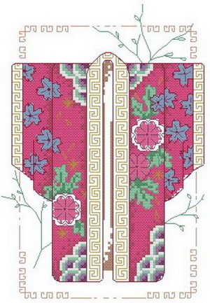 Pink Ribbons Kimono