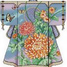 Buuterfly Flower Ribbons Kimono