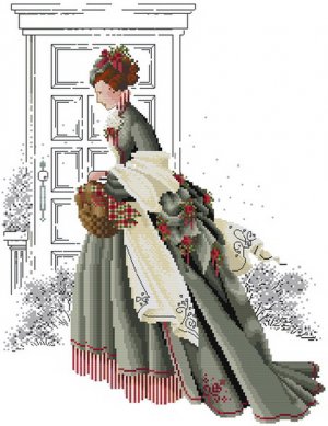 Lady and Flower