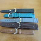 5 Genuine Leather Watch Bands Size16M, 18M, 16M, 9M