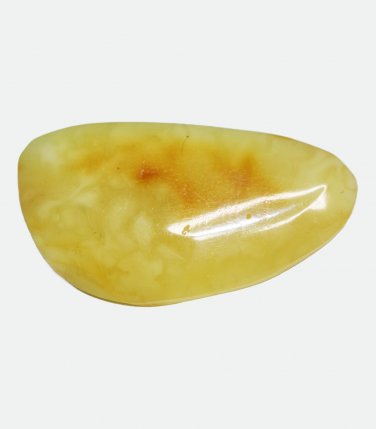 Vintage Baltic Amber Egg Yolk Butterscotch Brooch 2.10 g