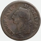 1787 France coin 1 Sol – Orléans (R), Louis XVI – VG