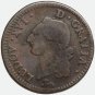1787 France coin 1 Sol – Orléans (R), Louis XVI – VG