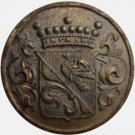 Antique Livery Button with noble Lilliehöök family coat of arms