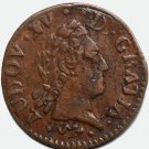 XF 1770 France coin 1 Liard – Montpellier (N), Louis XV
