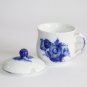 Vintage Royal Copenhagen Danish Porcelain Bone China Saucer Creme Cup with Lid