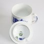 Vintage Royal Copenhagen Danish Porcelain Bone China Saucer Creme Cup with Lid
