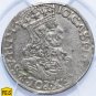 1663 Poland Silver coin 6 Grossus Groschen Grosze Szostak AT Krakow , PCGS AU50