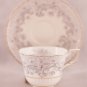 SET of 2 Antique Bone China Tuscan England 1947s Porcelain Cups And Saucers