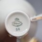 Vintage Germany J.Seltmann Bavaria Porcelain Bone China Blue Cup and Saucer