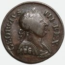1775 UK GB United Kingdom Great Britain coin Half Penny, VF – George III