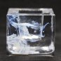 Kosta Boda Brick Candle Holde Crystal White Glass Swedish Scandinavian Design