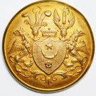 Antique Gilded Livery Button – Skjöldebrand Crest