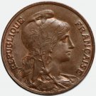 UNC 1913 France coin 10 Centimes – Liberty & Republic Design