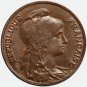 UNC 1913 France coin 10 Centimes – Liberty & Republic Design