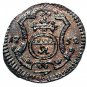 HIGHT  GRADE! UNC 1752 Saxon Polish Poland German Coin Haler - Augustus III