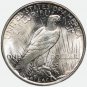 1923 US 1$ USA Philadelphia Peace Silver 1 Dollar coin, BU