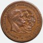 1888 Prussia State of Germany Medal Token In memory of 3 Kaiser, AU