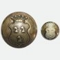 Set of Small & Large Antique Silver plated Livery Button – Treschow family Crest