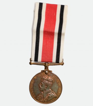 Original WWI Special Constabulary Medal Named to Claude Hand