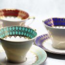 Set of 3 Vintage German J. Seltmann Porcelain Bone China Cup and Saucer