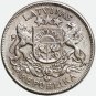 XF 1925 Latvia silver coin 2 Lati Coin