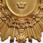 Swedish Military Artillery Shako Plate, Cap Cockade, Hat Badge M/1880