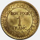 UNC 1926 France coin 1 Franc – Key Date, Chambers of Commerce