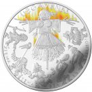 2019 Lithuania 5 Euro Silver Coin dedicatedto "Užgavėnės"