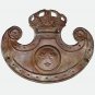 Swedish Military Shako Plate, Cockade, Badge for Non-Commissioned Office M/1831