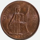 BU 1939 One Penny Great Britain United Kingdom GB UK coin – George VI
