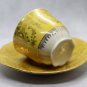 Antique EPIAG Germany Porcelain Bone China Yellow Cup and Saucer 1938-1945