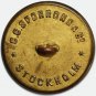 Antique Gilded Livery Button with Ornate &acirc;��N&acirc;�� Monogram