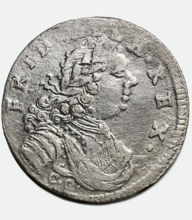 1715 PRUSSIA Germany silver coin 6 Grossus groschen &acirc;�� Fryderyk Wilhelm I