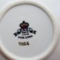 Vintage Japanese SAJI Bone China Black, Gold flower decoration Cup and Saucer