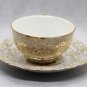 Antique Hlottenhof Bavaria Germany Porcelain Bone China Cup and Saucer 1928