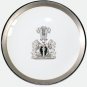 Antique 1906 Germany Porcelai Plate Dish with the family coat of arms of von Pla