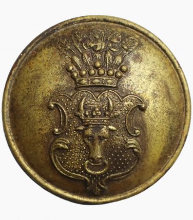 Antique Big Livery Button &acirc;�� Mecklenburg Crest/Coat of arms