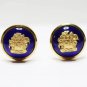 Vintage Livery Cufflinks with the Family Crest of Von Platen