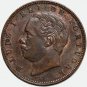 1882 Portuguese Portugal coin 10 Reis, Luis I – XF-AU