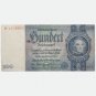 100 Reichsmark 1935, Germany banknote, bill Reichsbanknote