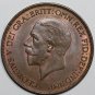 1936 United Kingdom UK GB 1 Penny, UNC – George V