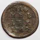 German State BRANDENBURG-BAYREUTH coin – 1 Heller, 1742