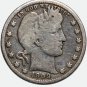 US 1909 Barber Quarter Dollar Silver 25 Cent Coin Philadelphia United States