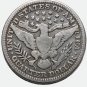 US 1909 Barber Quarter Dollar Silver 25 Cent Coin Philadelphia United States