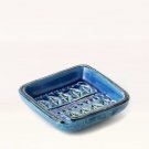 Bitossi Pottery Rimini Blu Aldo Londi Italian Blue Glazed Ceramic Ashtray