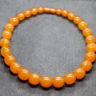 Vintage Art Deco Baltic Amber Egg Yolk Butterscotch Honey Necklace Beads 92 g.