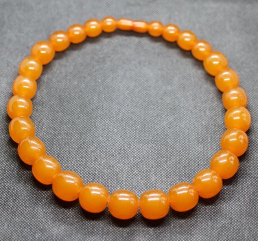 Vintage Art Deco Baltic Amber Egg Yolk Butterscotch Honey Necklace Beads 92 g.