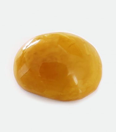 Vintage Baltic Amber Stone Butterscotch Egg Yolk Brooch 22 g